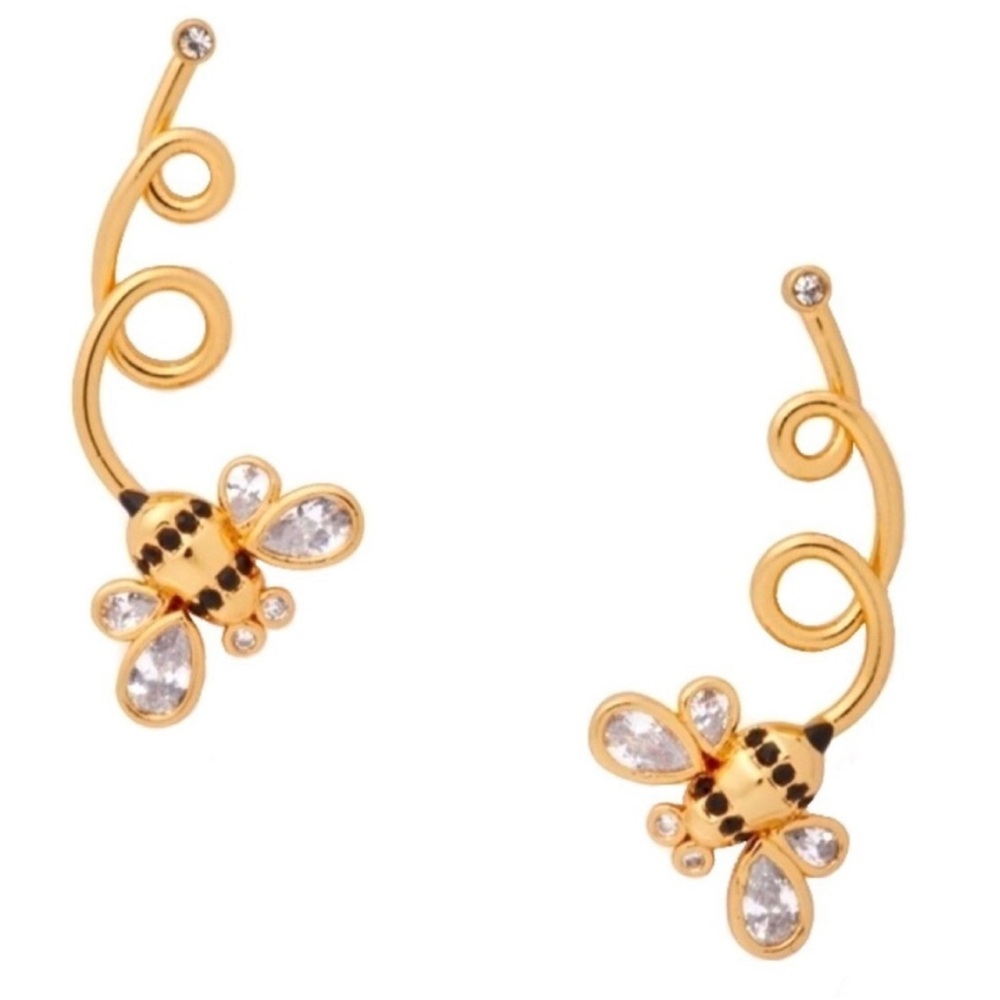 Kate Spade Earrings Picnic Perfect Bee Gold firm price